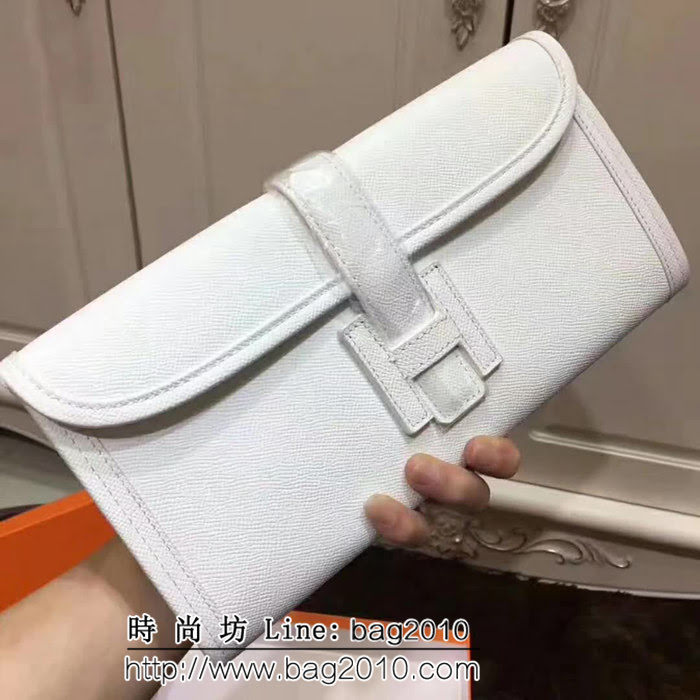 HERMES愛馬仕 四季百搭實用款 原版Epsom皮 Jige 女士手抓包 JD1130